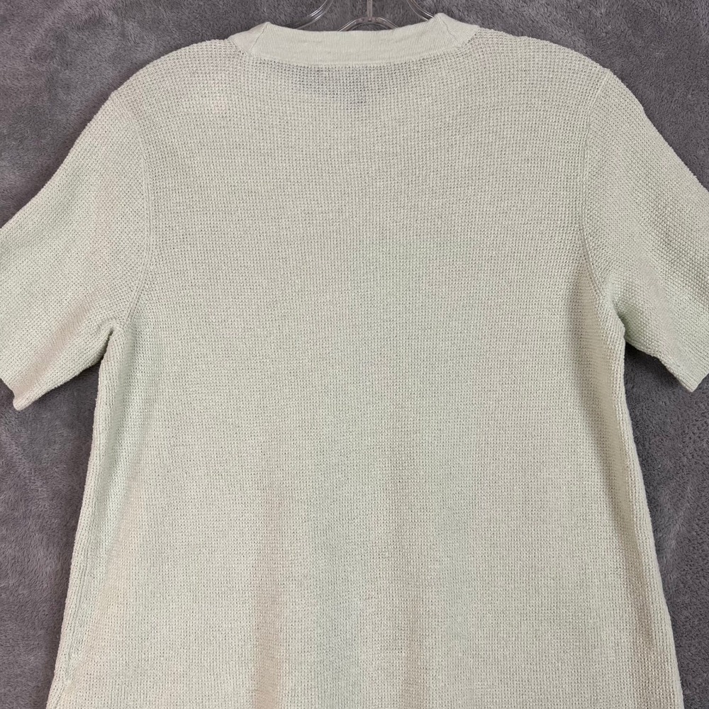 Eileen Fisher Knit TShirt Womens S Sage Green Organic‎ Linen Lightweight - Picture 7 of 10